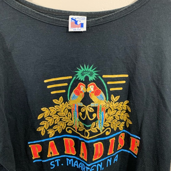 Vintage coverup parrots St. Maarten Netherlands - Picture 3 of 8